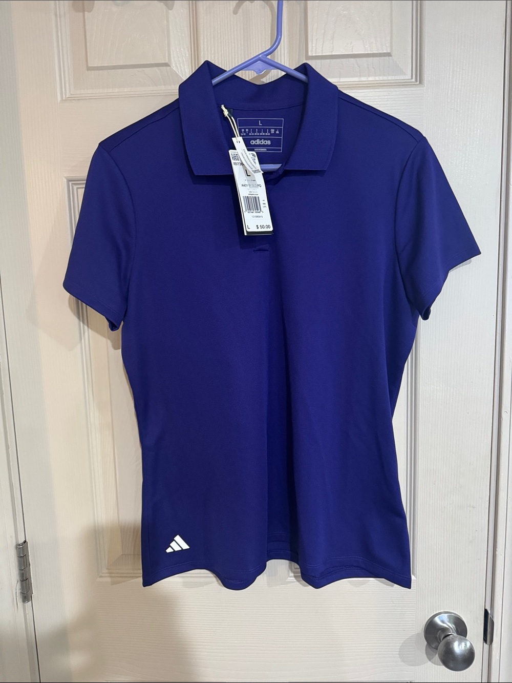 adidas Women’s Deep Purple Golf Polo